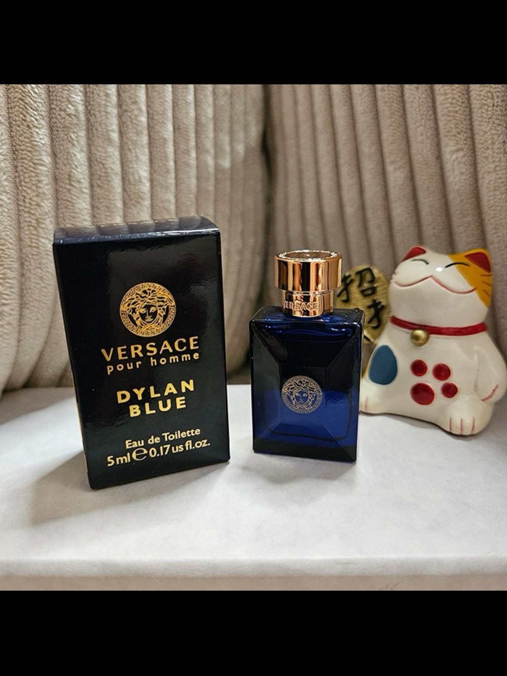 Versace Dylan Blue Mini Bottle - Deep Blue & Gold
